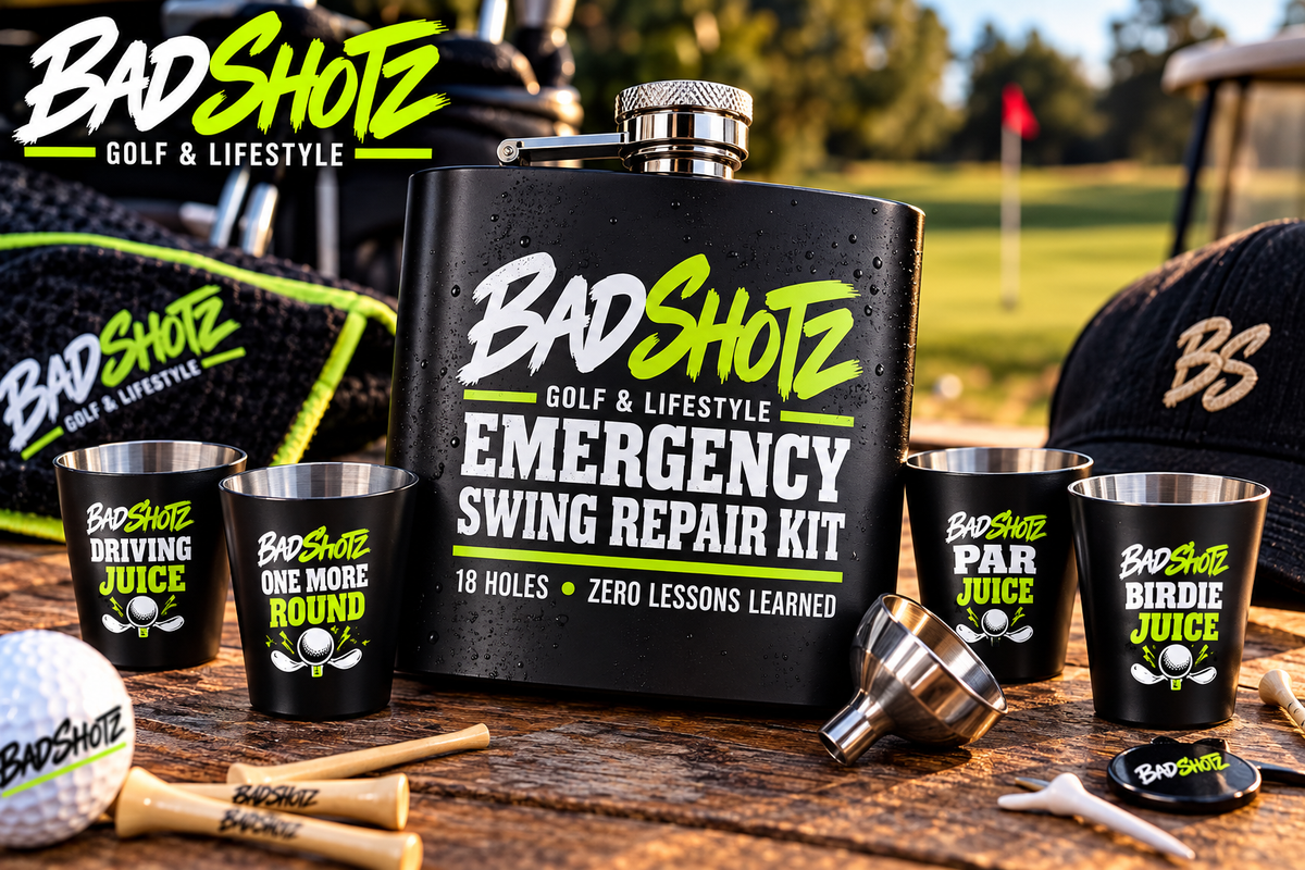 Bad Shotz Hip Flask Gift Set