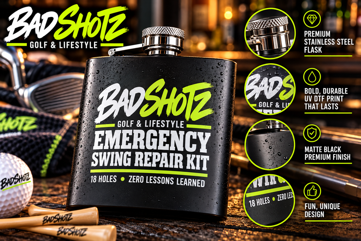 Bad Shotz Hip Flask Gift Set