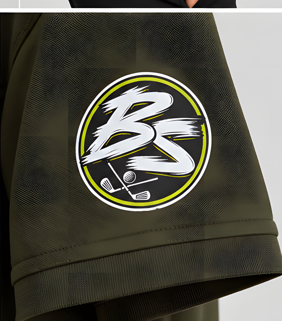 Bad Shotz Olive Golf Polo