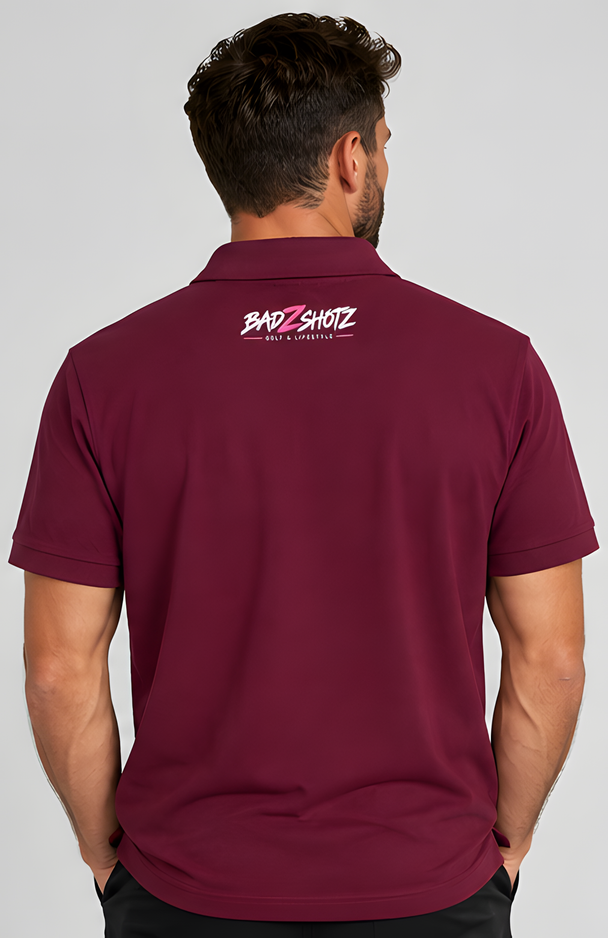 Bad Shotz Wine Golf Polo