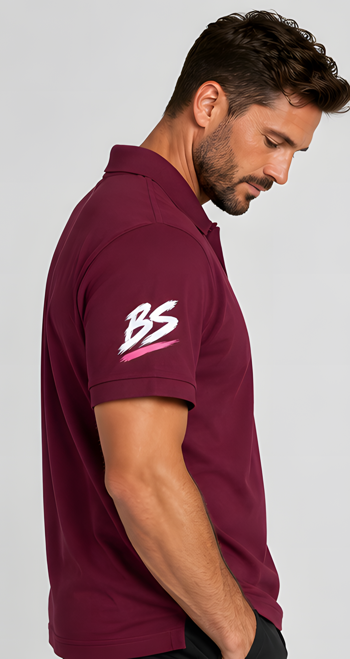 Bad Shotz Wine Golf Polo