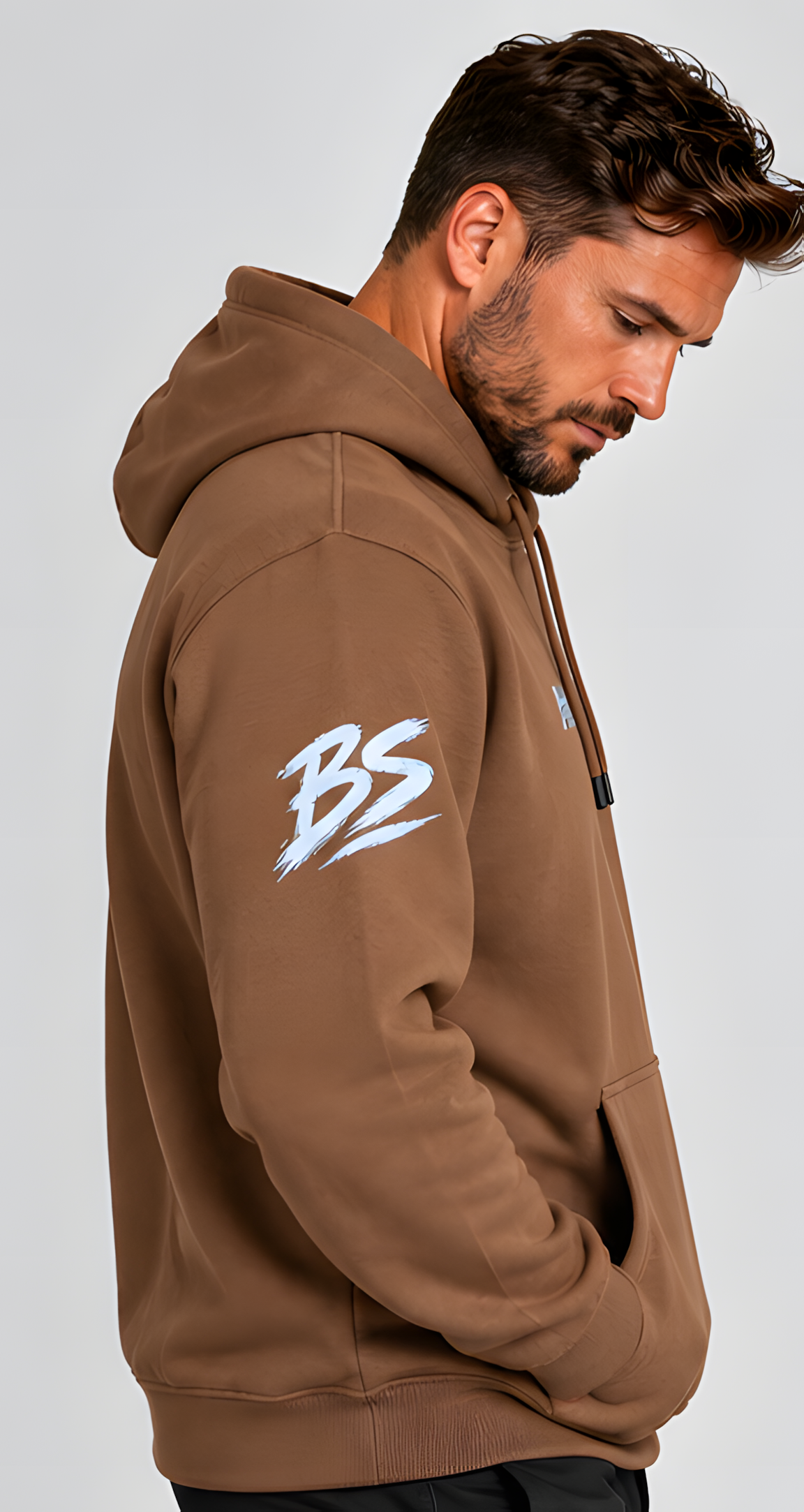 Bad Shotz Wood Brown Golf Hoodie