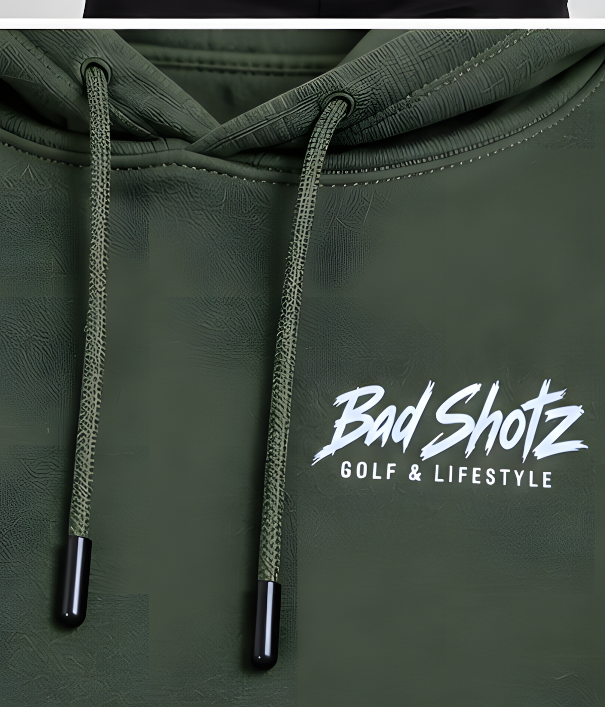 Bad Shotz Olive Golf Hoodie