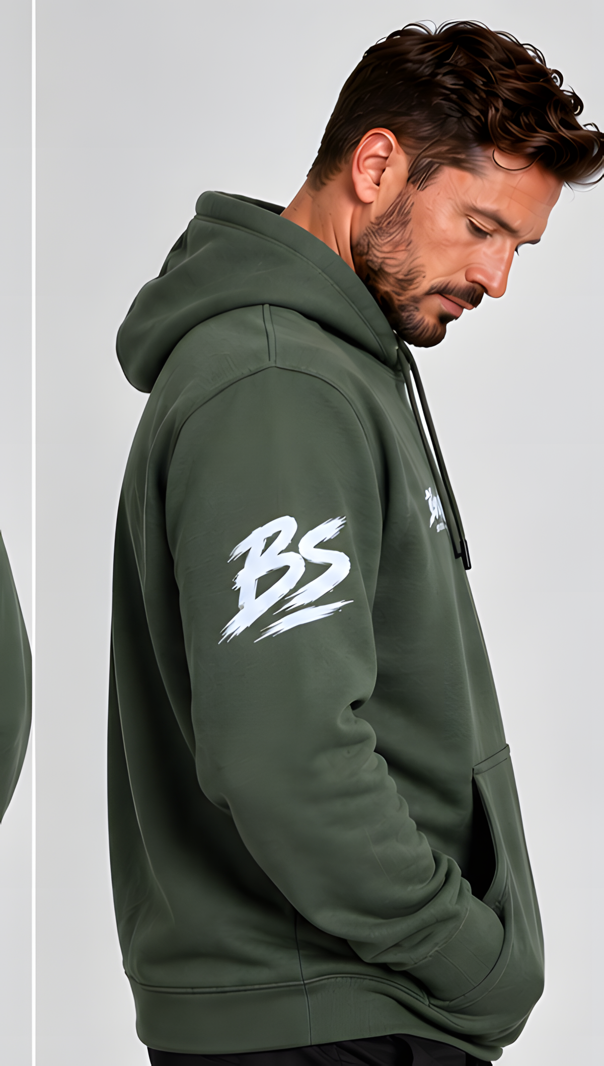 Bad Shotz Olive Golf Hoodie